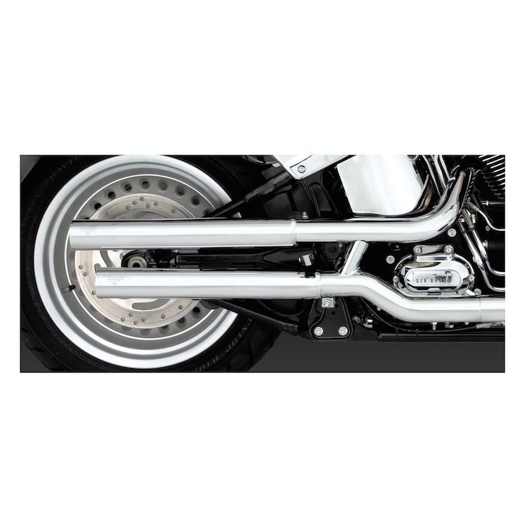 Vance & Hines 2 1/2″ Straightshots HS Slip-On Mufflers For Harley